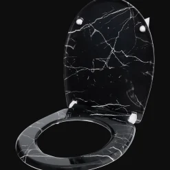 Action Abattant WC avec frein de chute* Accessoires Pour Salle De Bains Et Toilettes