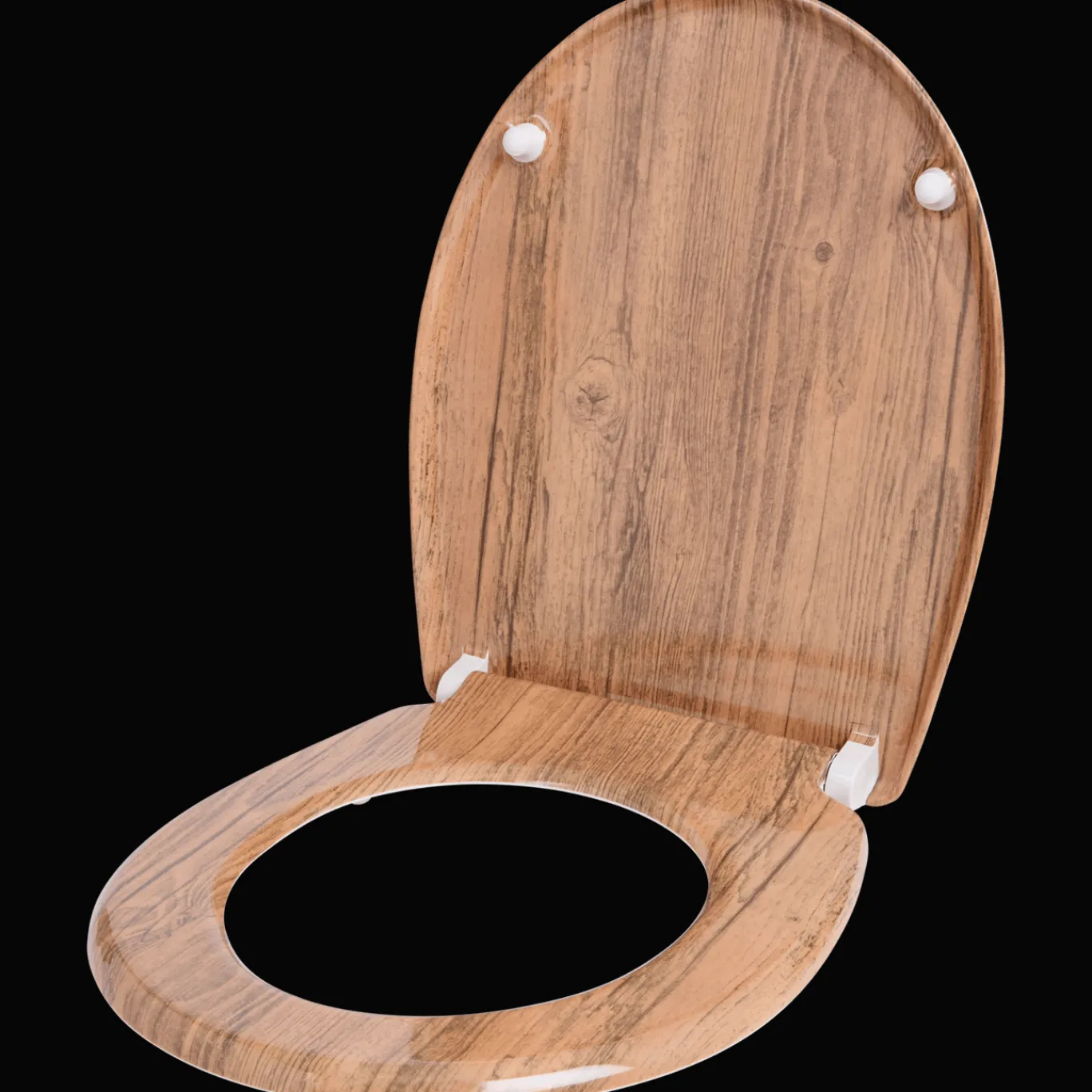 Action Abattant WC avec frein de chute* Accessoires Pour Salle De Bains Et Toilettes