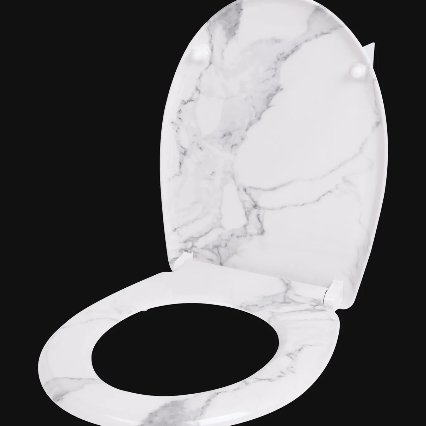 Action Abattant WC avec frein de chute* Accessoires Pour Salle De Bains Et Toilettes