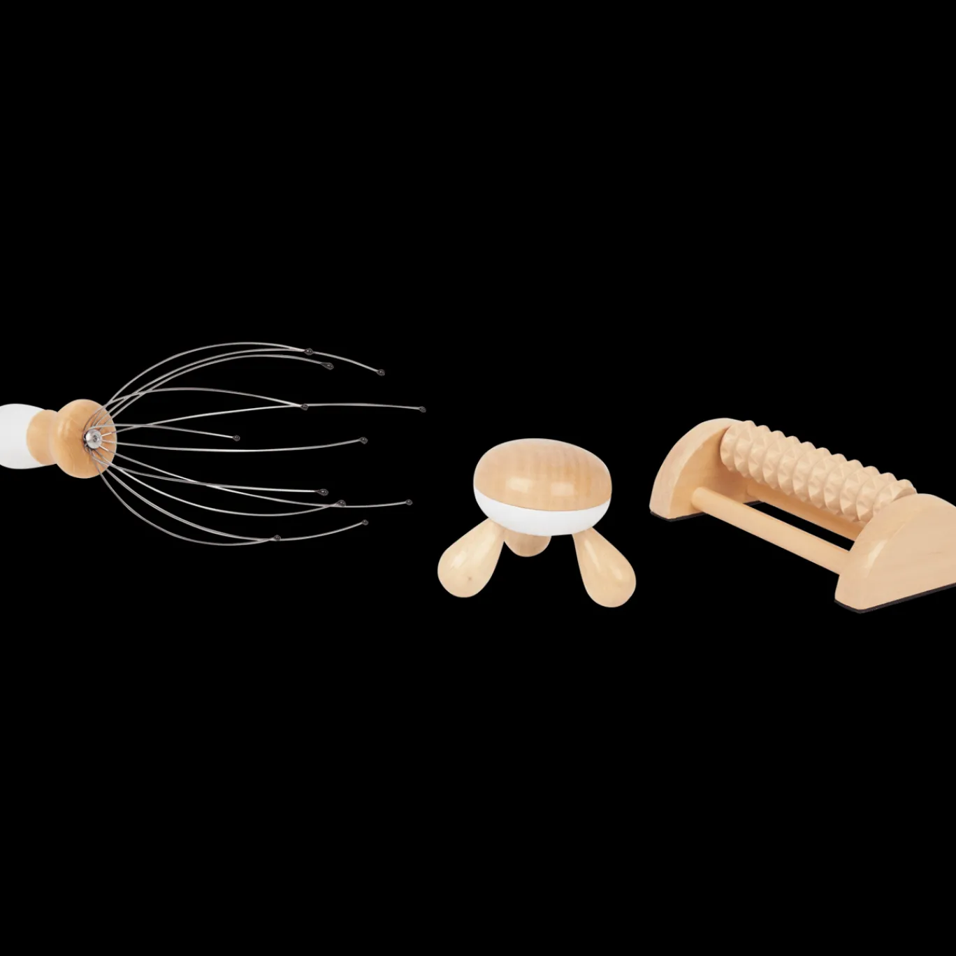 Action Accessoires de massage en bois Beauty Star* Soins Corporels
