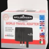 Spilbergen Adaptateur de voyage pour prise* Rallonges