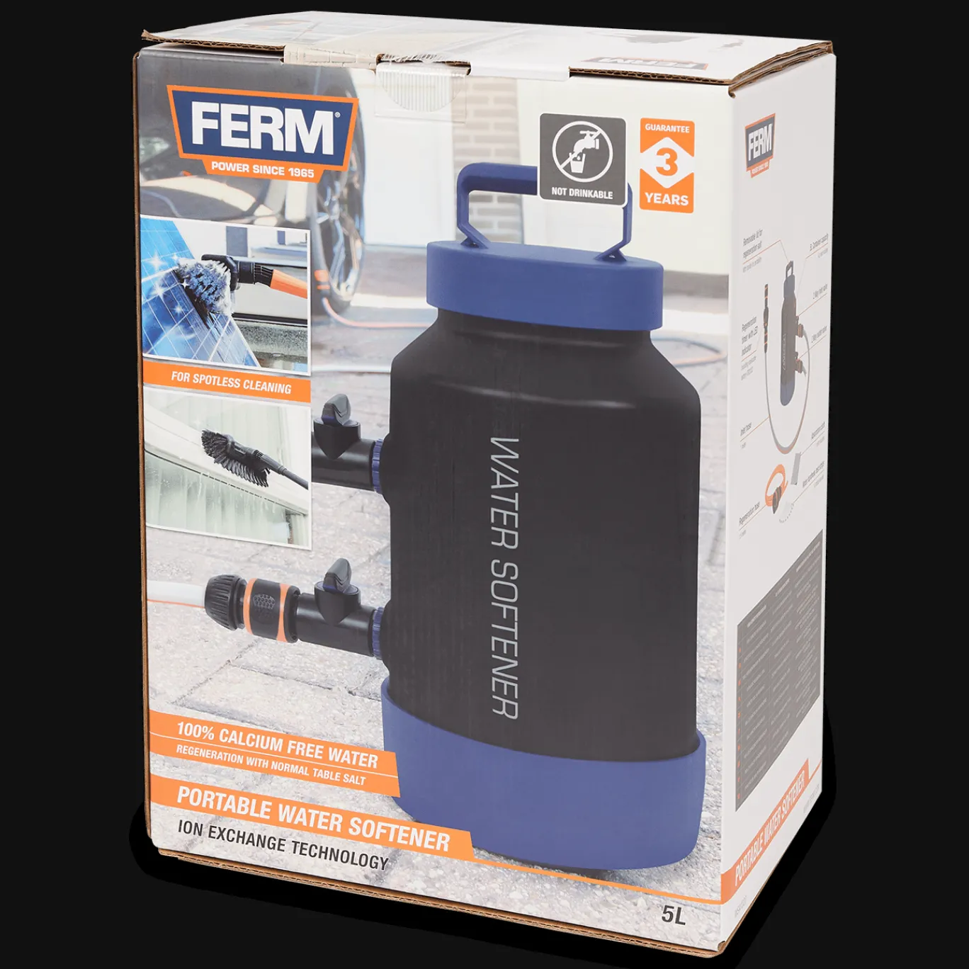 FERM Adoucisseur d'eau portatif* Articles De Nettoyage