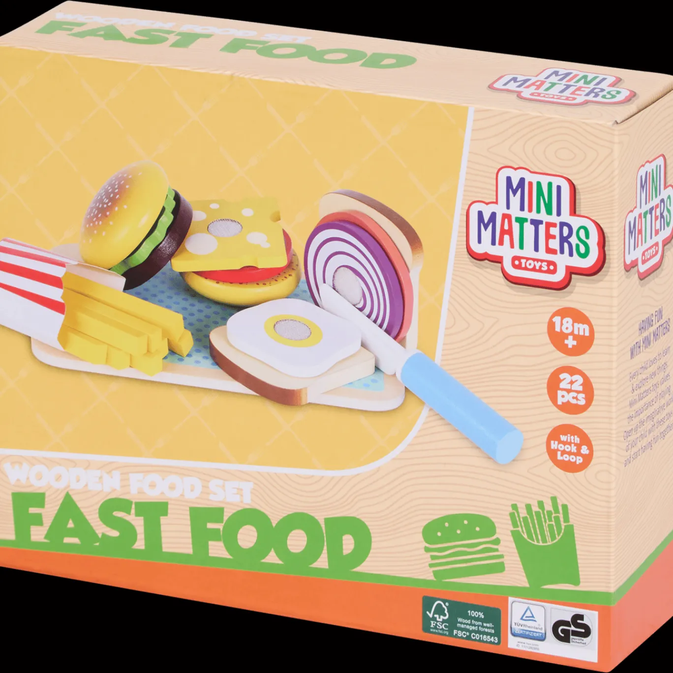Mini Matters Aliments en bois* Jouets En Bois|Jouets Pour Bébés