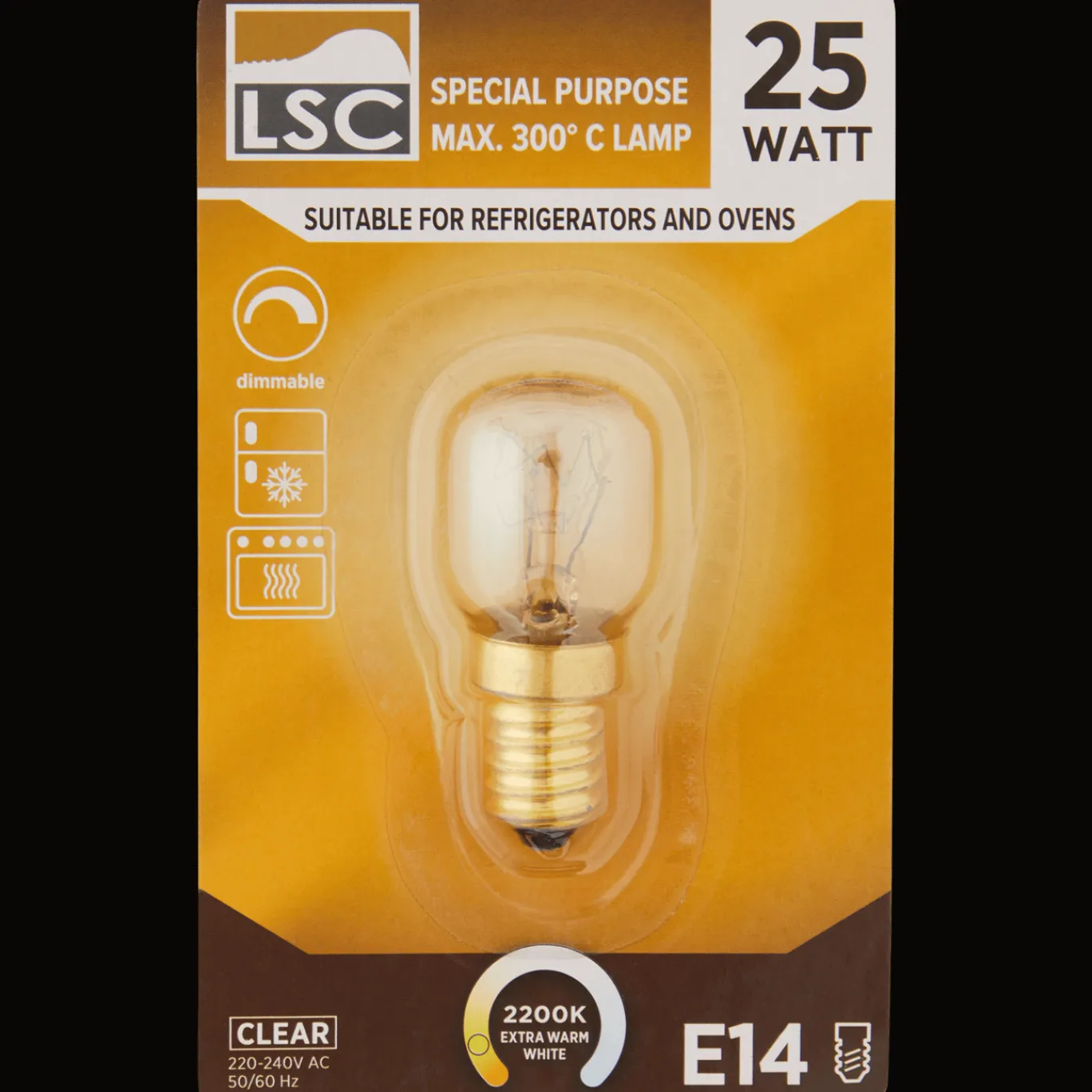 LSC Ampoule four/réfrigérateur T25* Éclairage