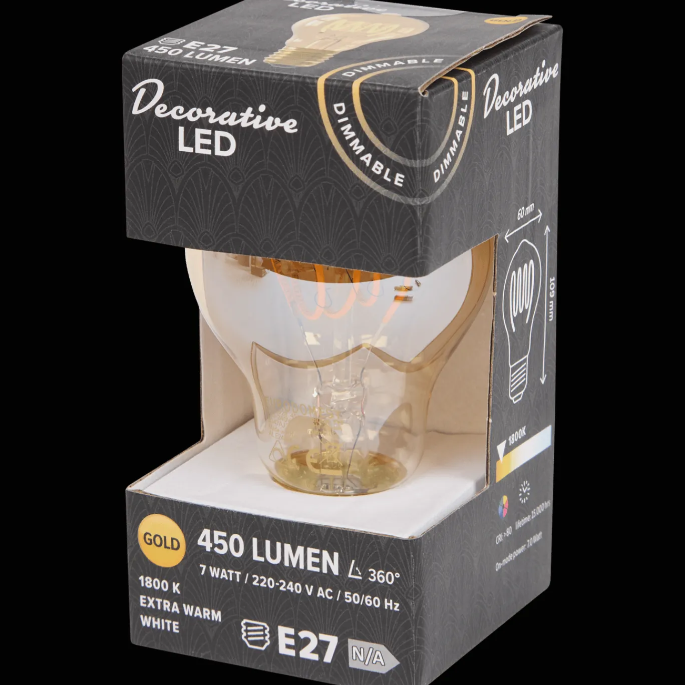 Action Ampoule LED à filament Eurodomest* Éclairage