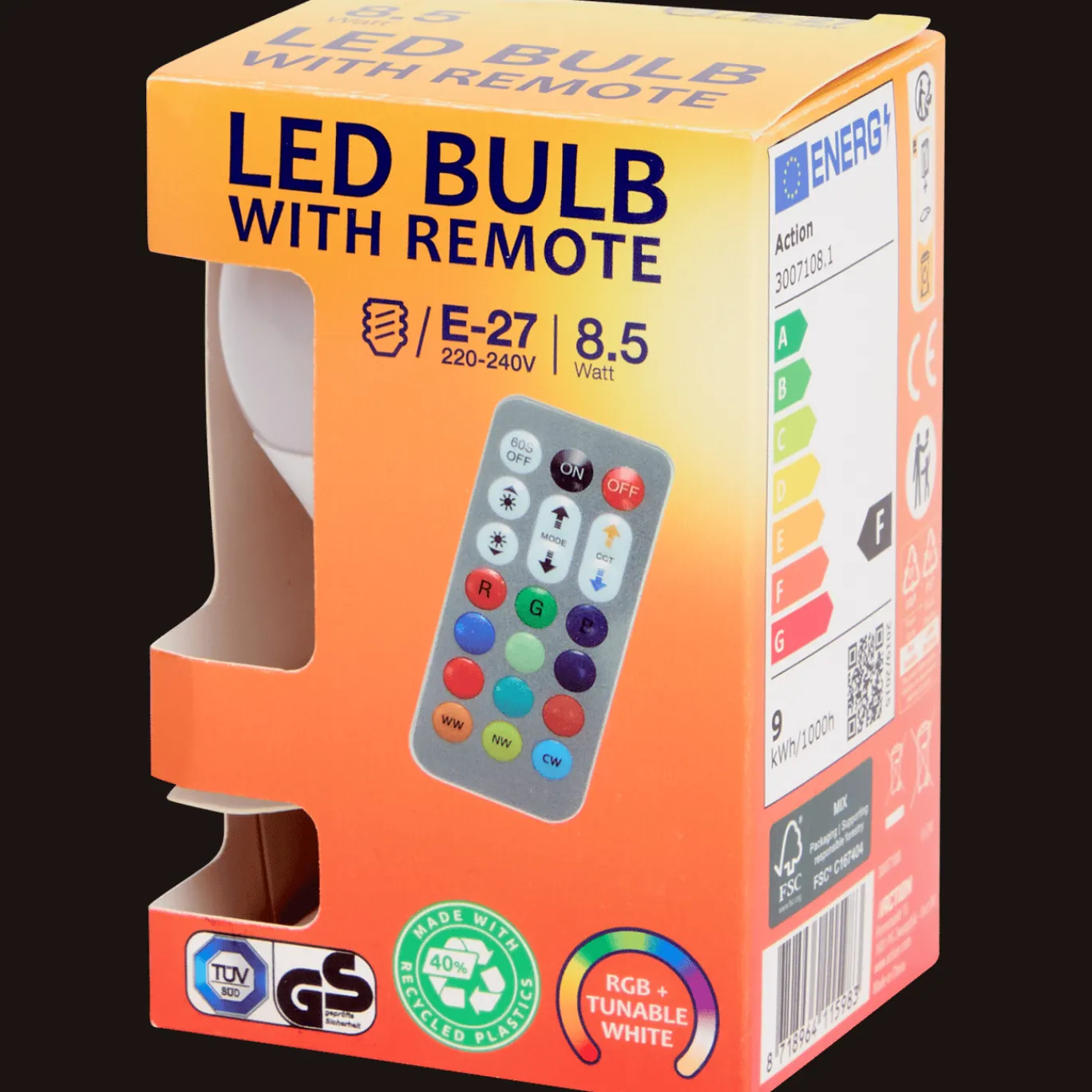Action Ampoule LED multicolore* Éclairage