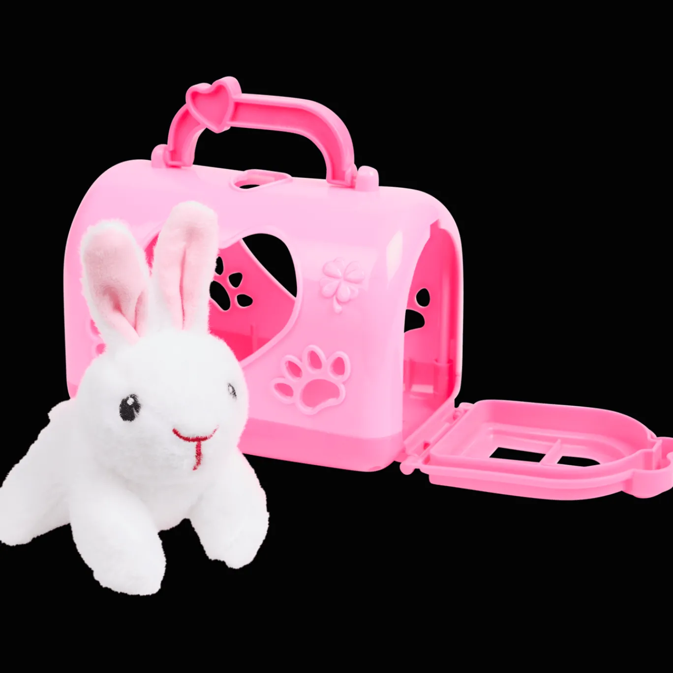 Action Animal avec caisse de transport* Peluches Et Poupées