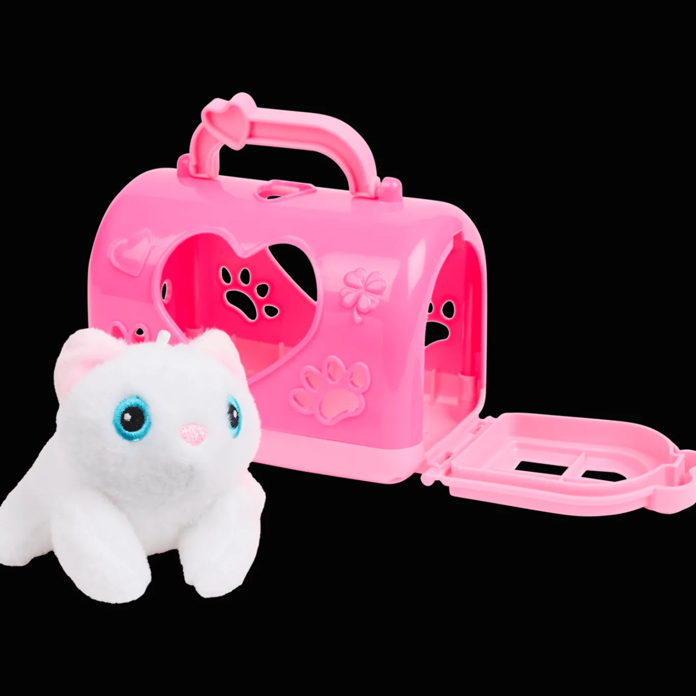Action Animal avec caisse de transport* Peluches Et Poupées