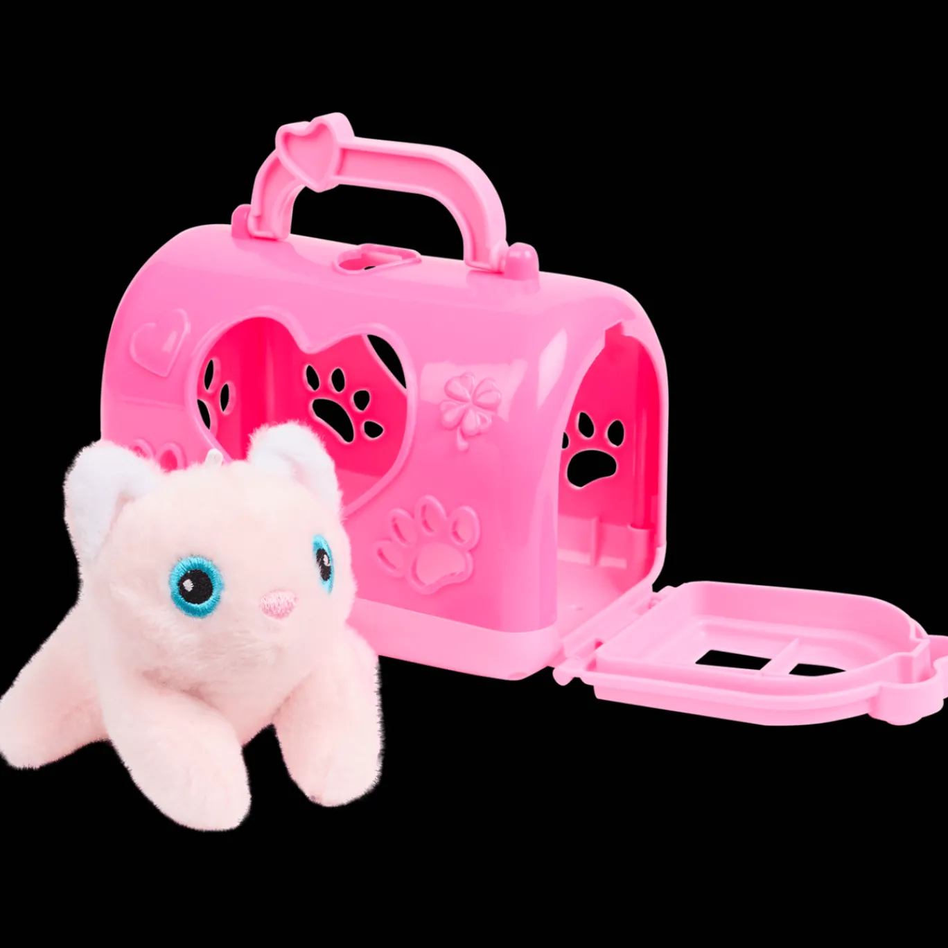 Action Animal avec caisse de transport* Peluches Et Poupées