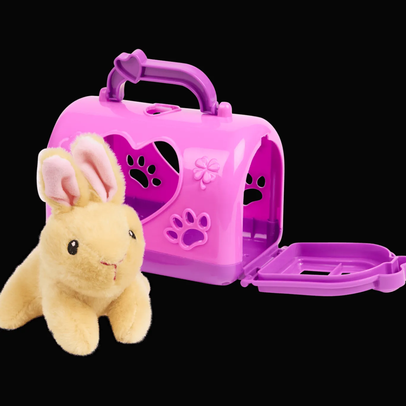 Action Animal avec caisse de transport* Peluches Et Poupées