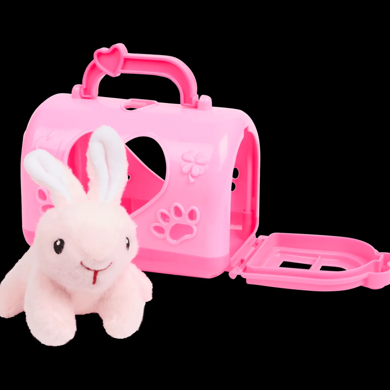 Action Animal avec caisse de transport* Peluches Et Poupées