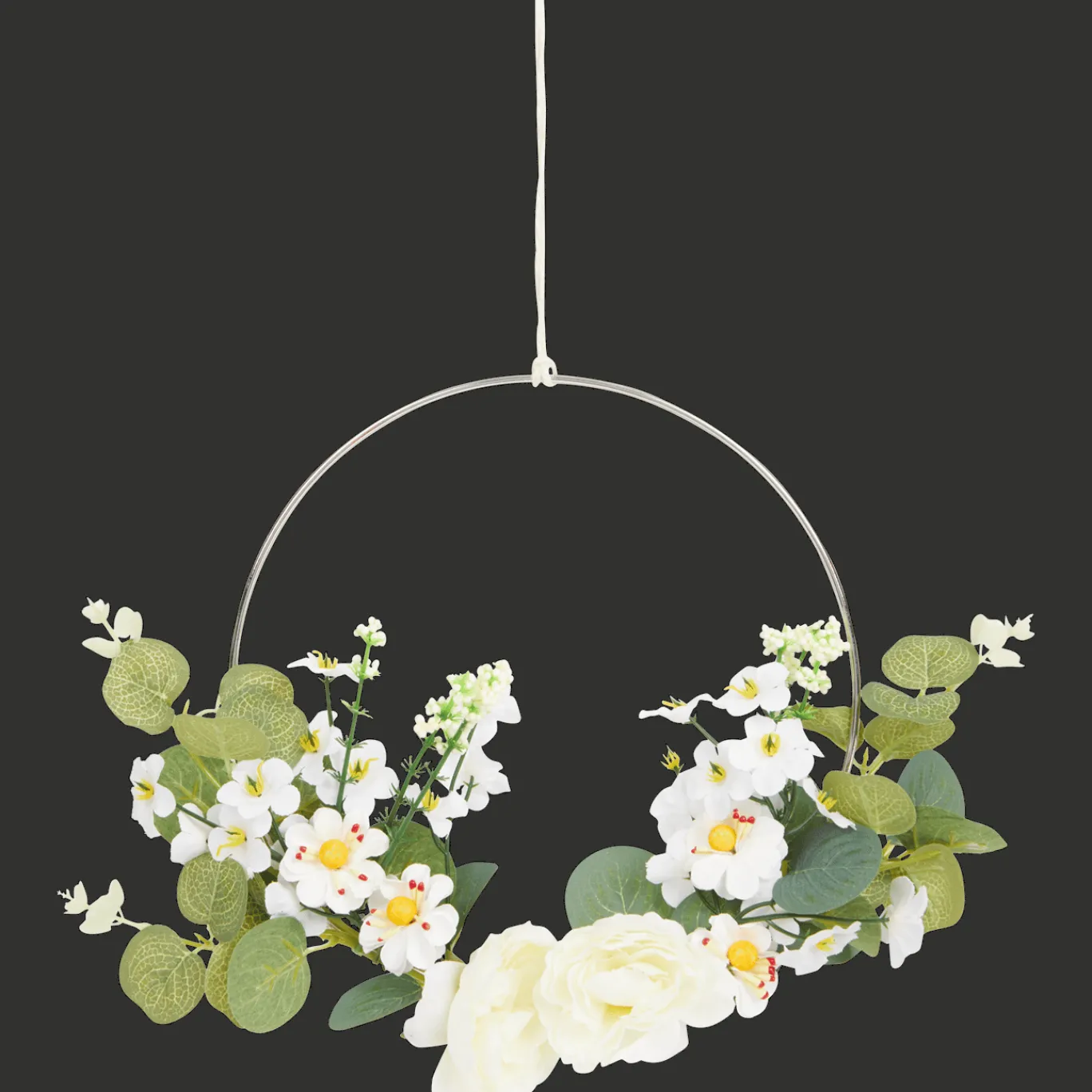 Action Anneau de fleurs artificielles* Plantes Et Fleurs Artificielles