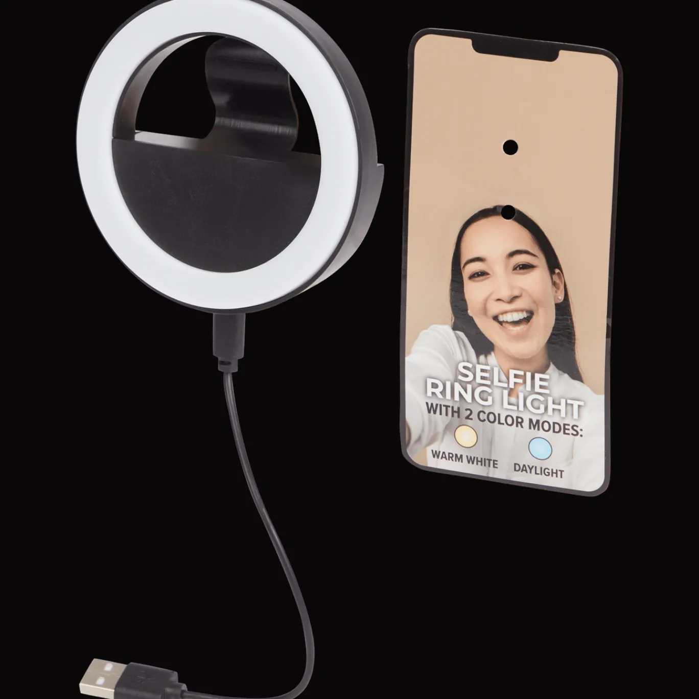 Action Anneau lumineux* Lampes