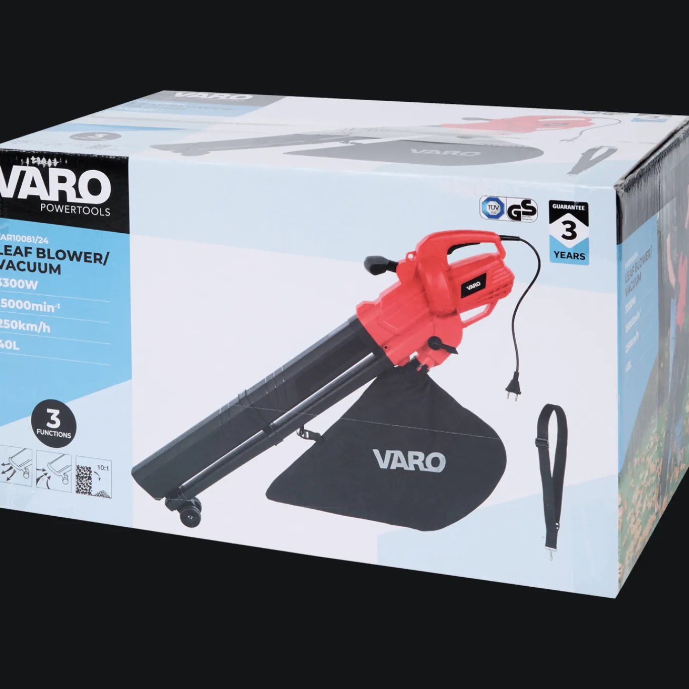 Varo Aspirateur souffleur broyeur de feuilles* Outils De Jardinage