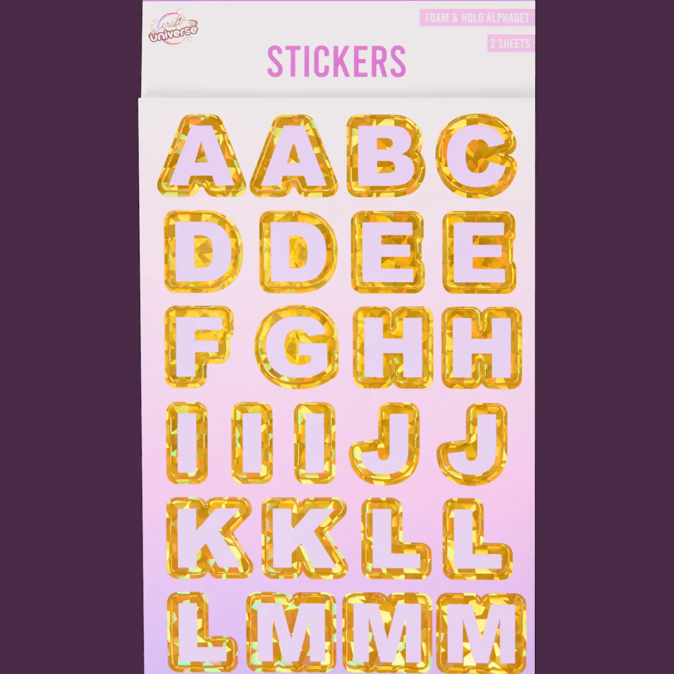 Action Autocollants alphabet Craft Universe* Bricolage