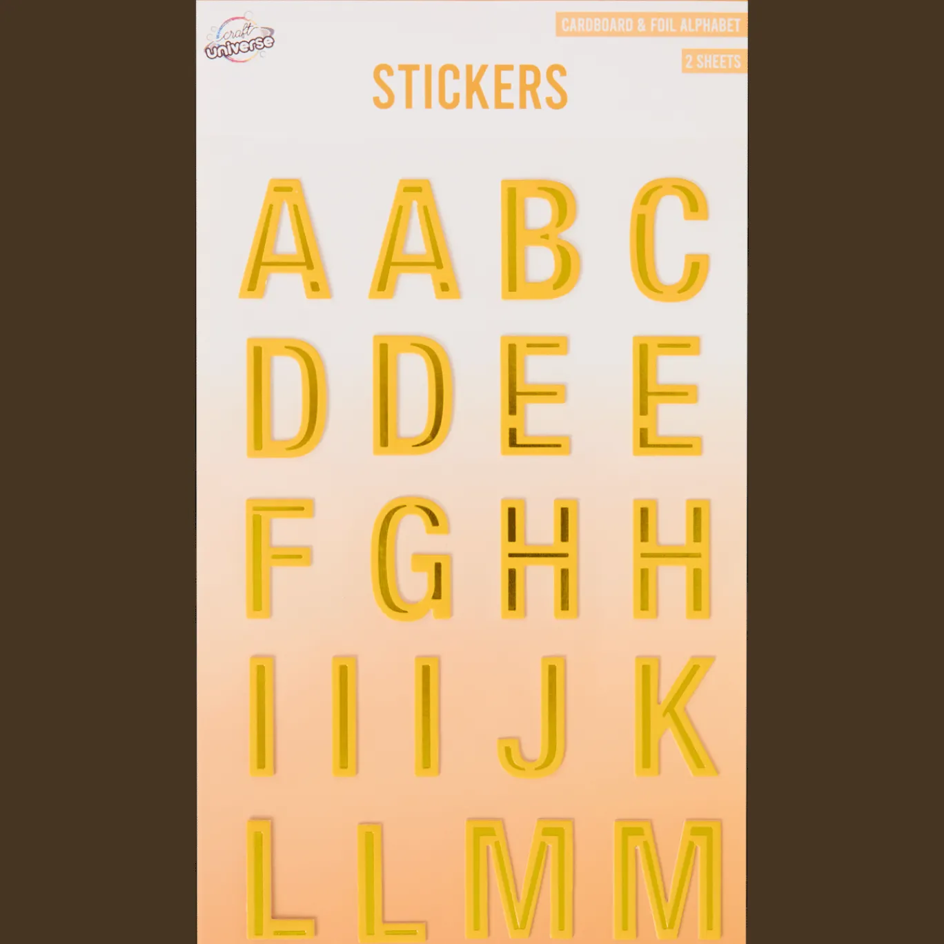 Action Autocollants alphabet Craft Universe* Bricolage
