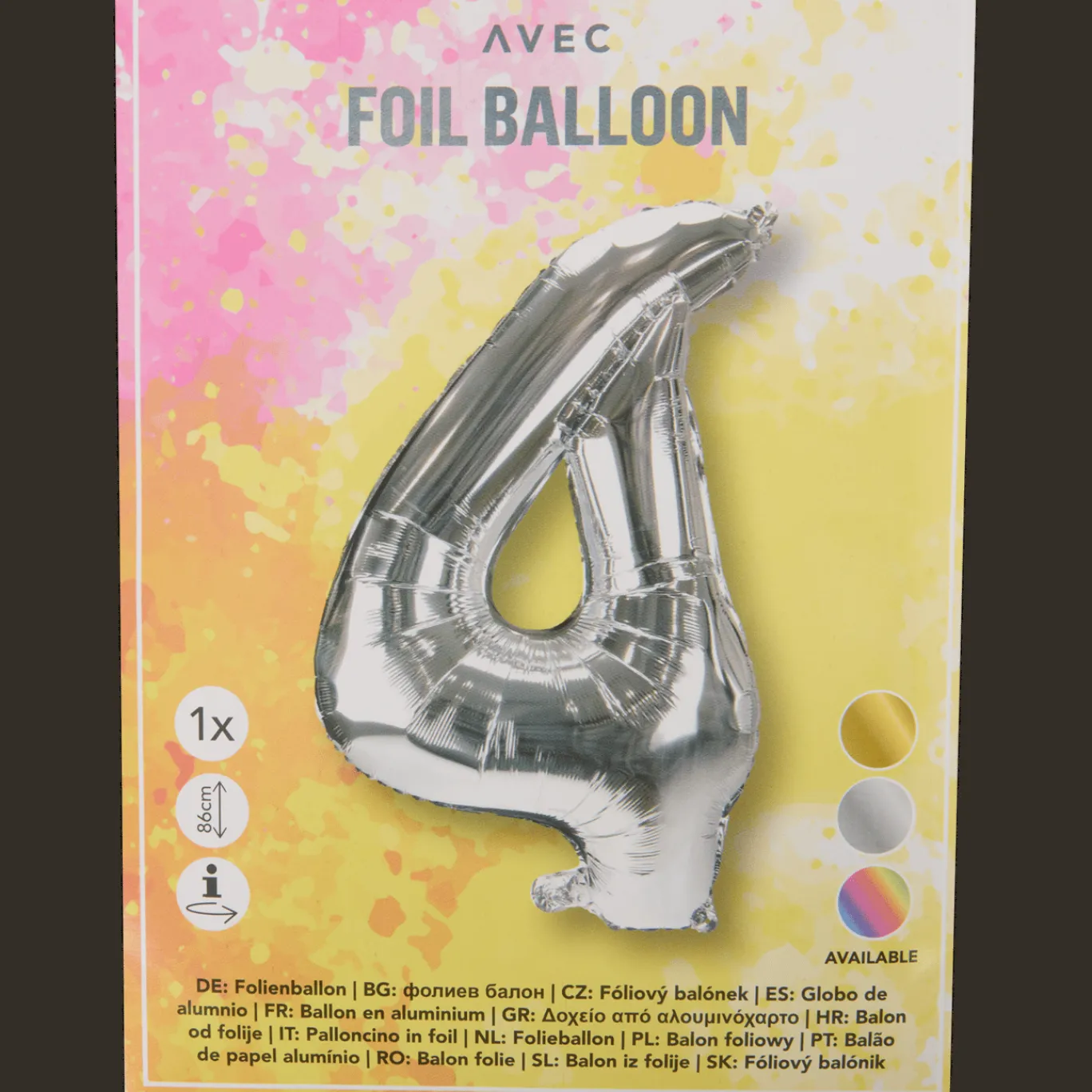 Action Ballon d'aluminium chiffre* Ballons Et Guirlandes