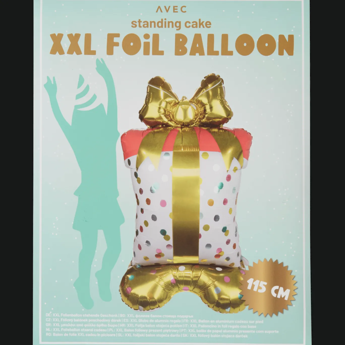 Action Ballon mylar vertical XXL* Ballons Et Guirlandes