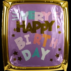 Action Ballon mylar XL Avec Happy Birthday* Ballons Et Guirlandes