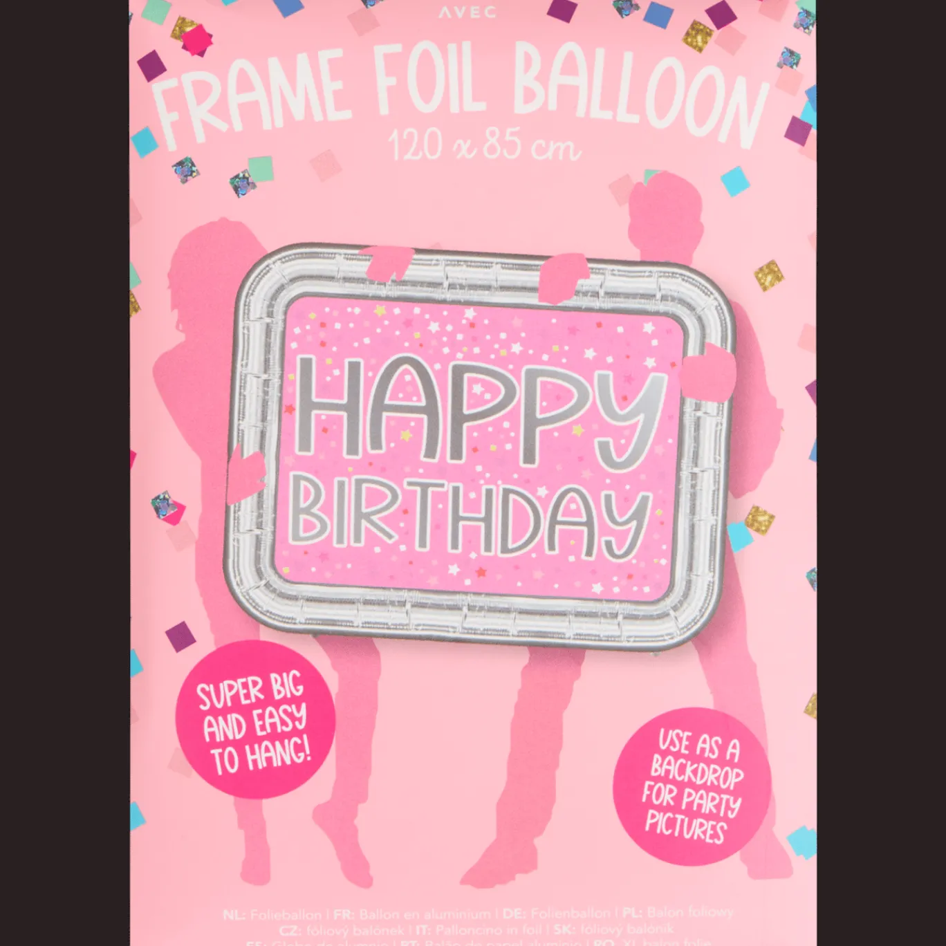 Action Ballon mylar XL Avec Happy Birthday* Ballons Et Guirlandes