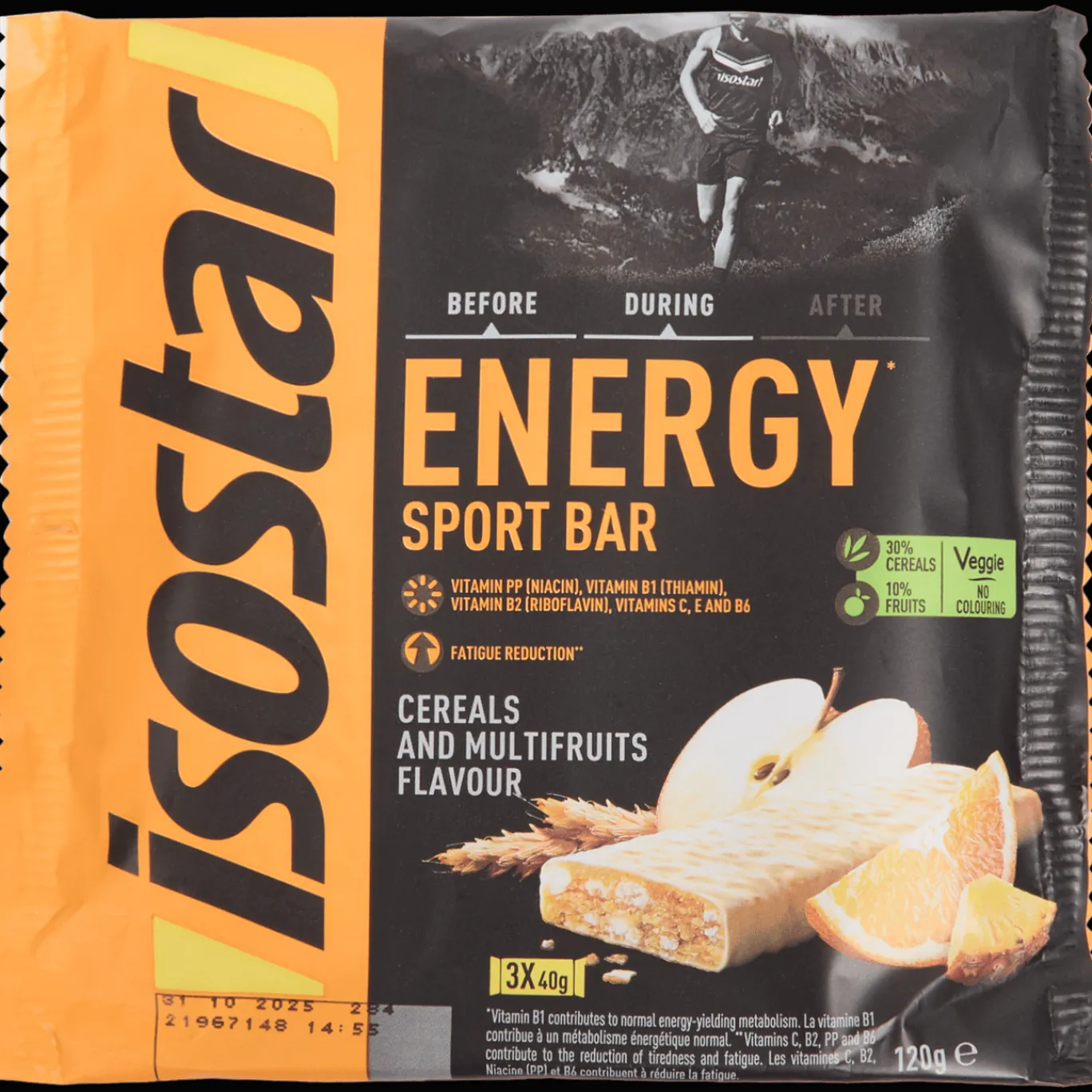 Isostar Barres protéinées Multifruit* Alimentation Et Soins Pour Le Sport