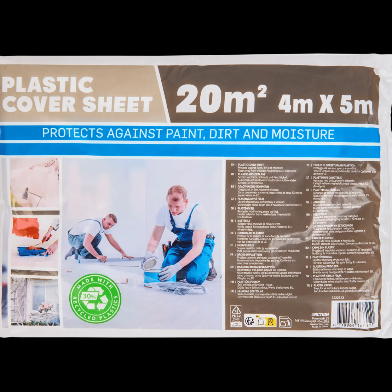 Action Bâche de protection* Accessoires Peinture