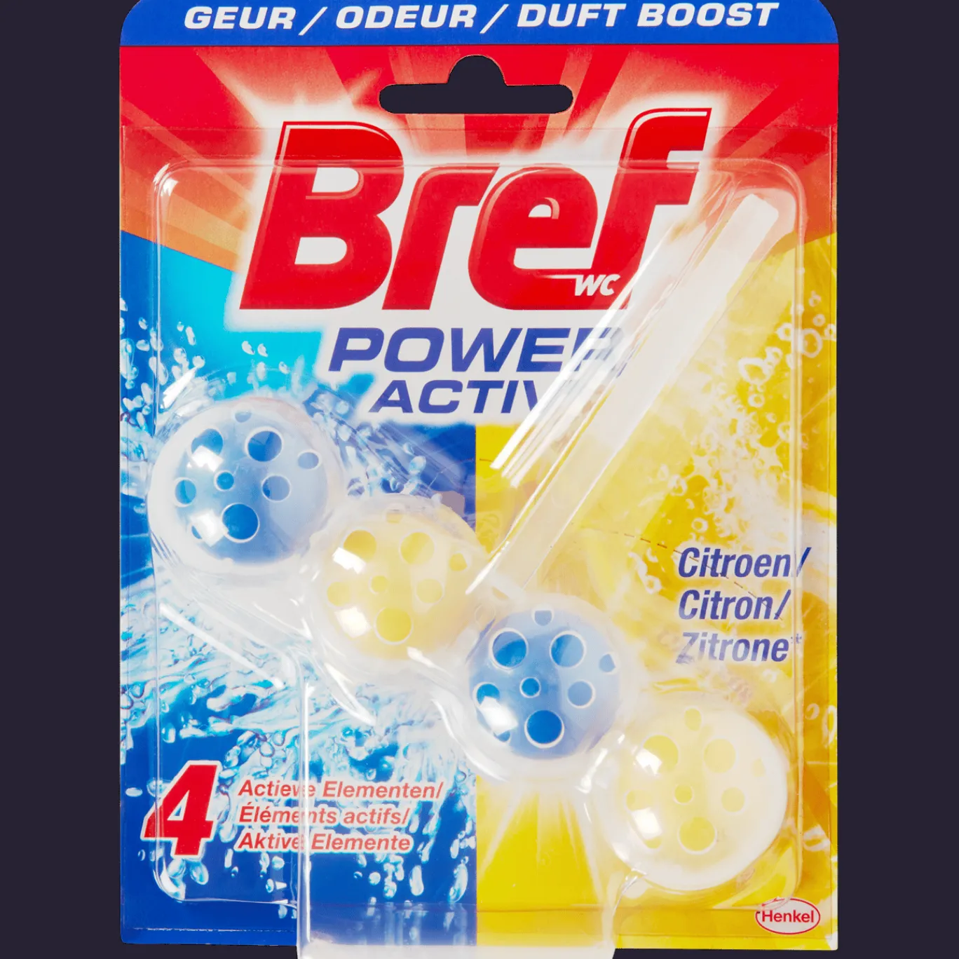 Bref Bloc WC Power Activ' Citron* Produits D'Entretien