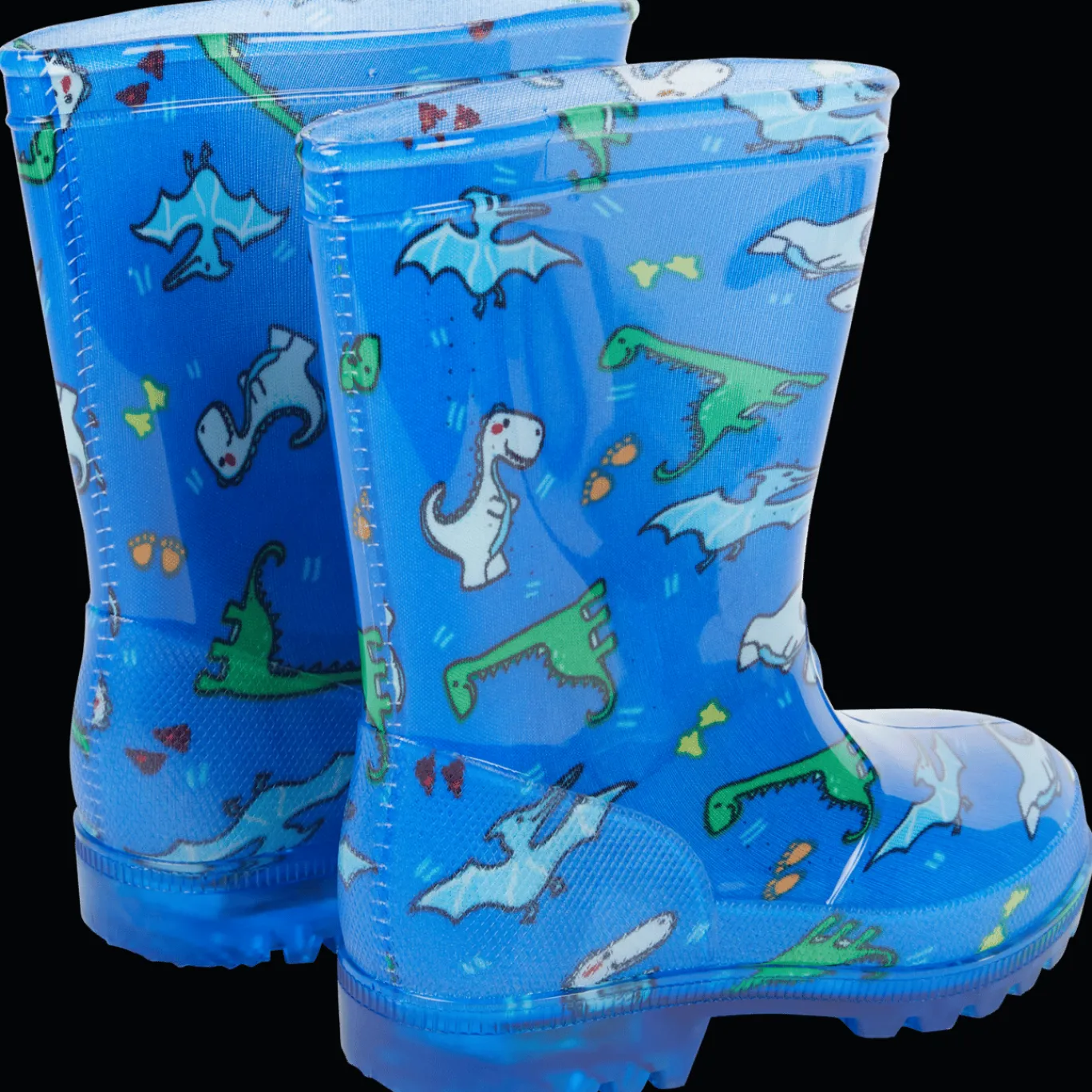 Action Bottes en caoutchouc avec lumière* Chaussures