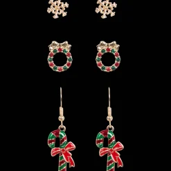 Action Boucles d'oreille de Noël* Montres Et Bijoux