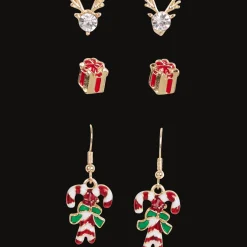 Action Boucles d'oreille de Noël* Montres Et Bijoux