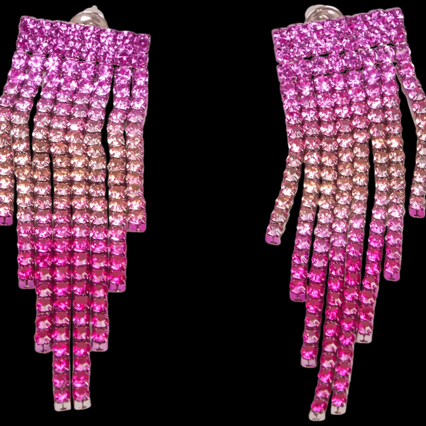 Action Boucles d'oreilles avec strass* Montres Et Bijoux