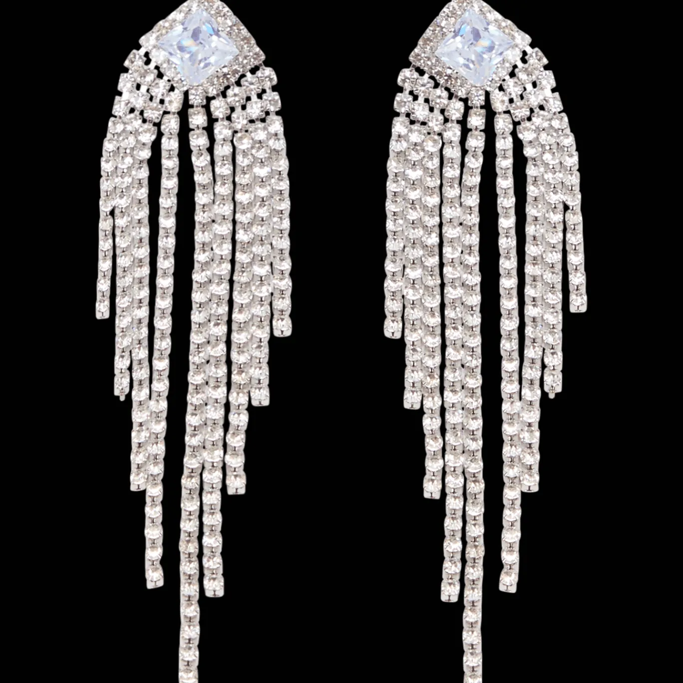 Action Boucles d'oreilles avec strass* Montres Et Bijoux