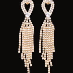 Action Boucles d'oreilles avec strass* Montres Et Bijoux