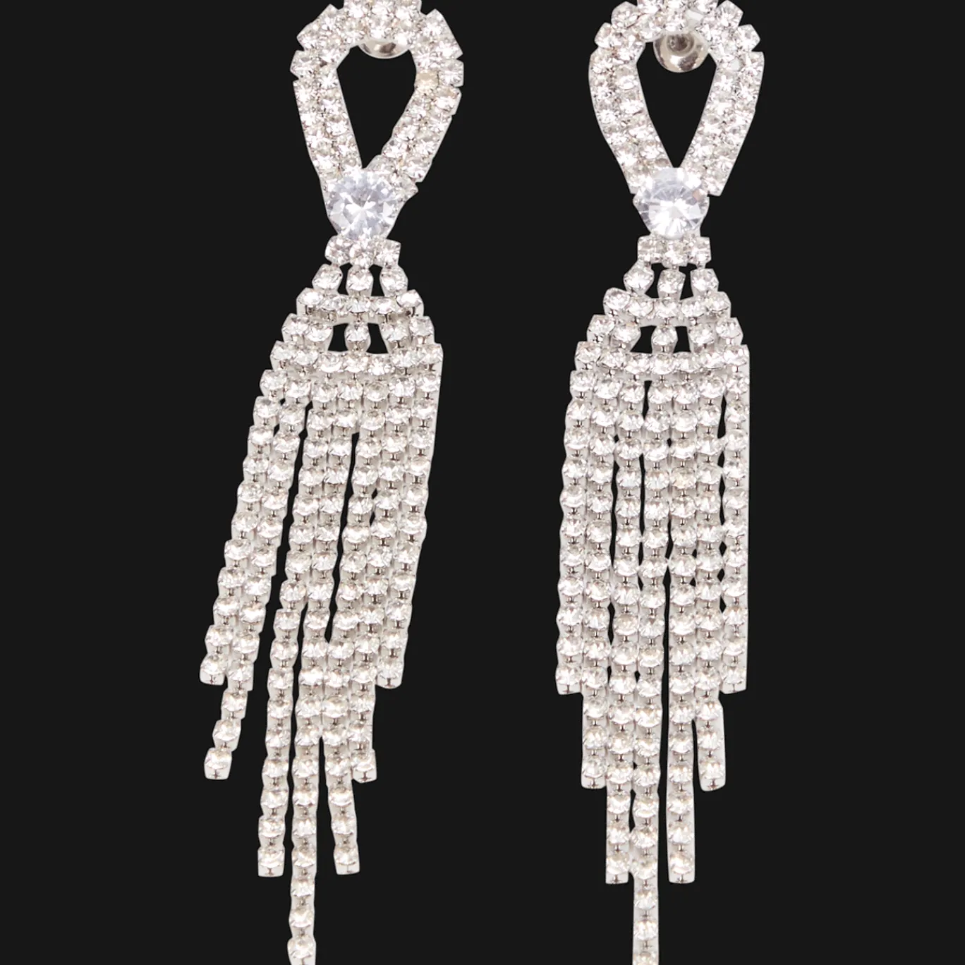 Action Boucles d'oreilles avec strass* Montres Et Bijoux