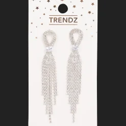Action Boucles d'oreilles avec strass* Montres Et Bijoux