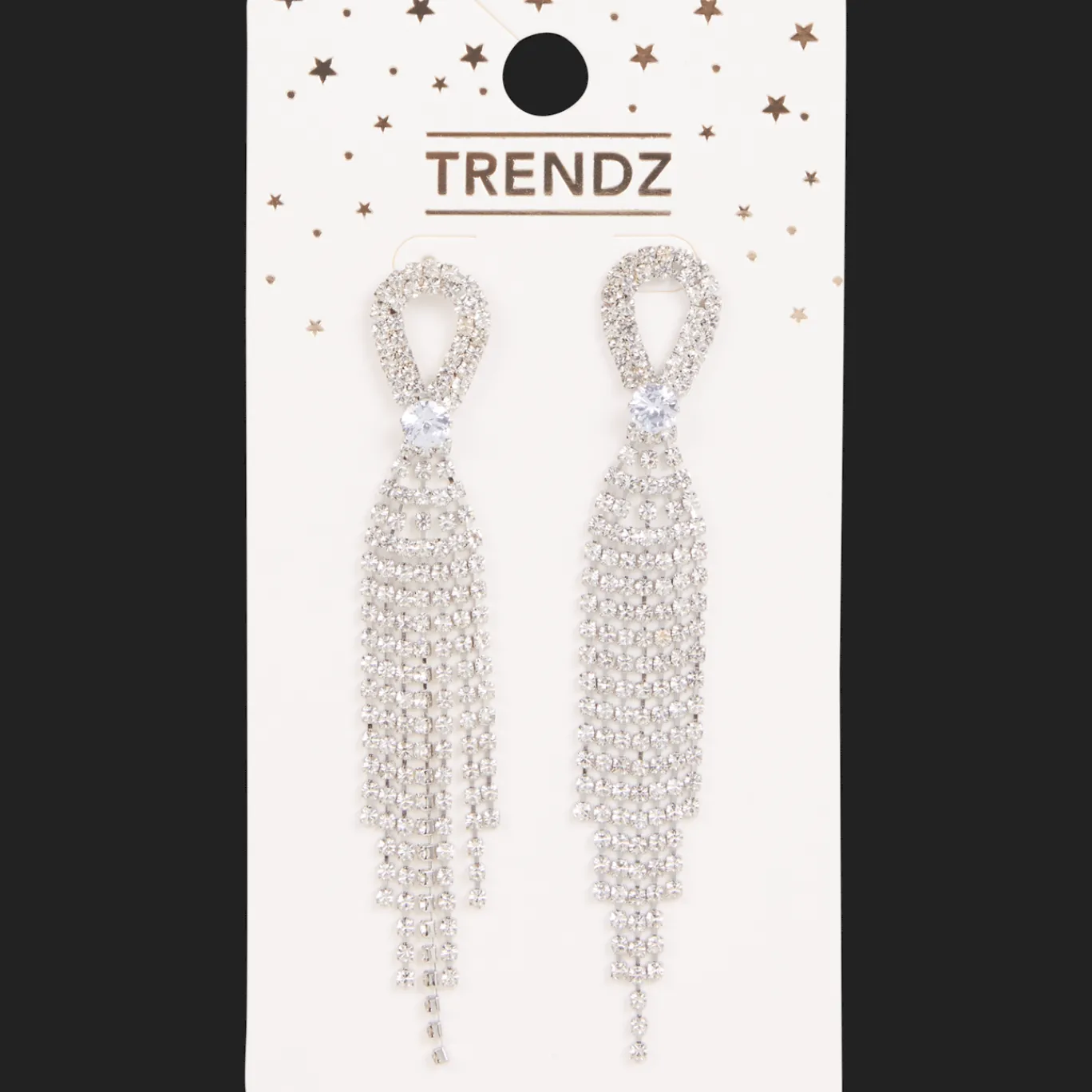 Action Boucles d'oreilles avec strass* Montres Et Bijoux