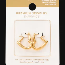 Action Boucles d'oreilles plaquées or* Montres Et Bijoux