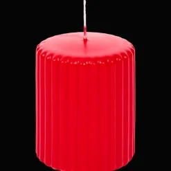 Action Bougie cylindrique côtelée* Bougies