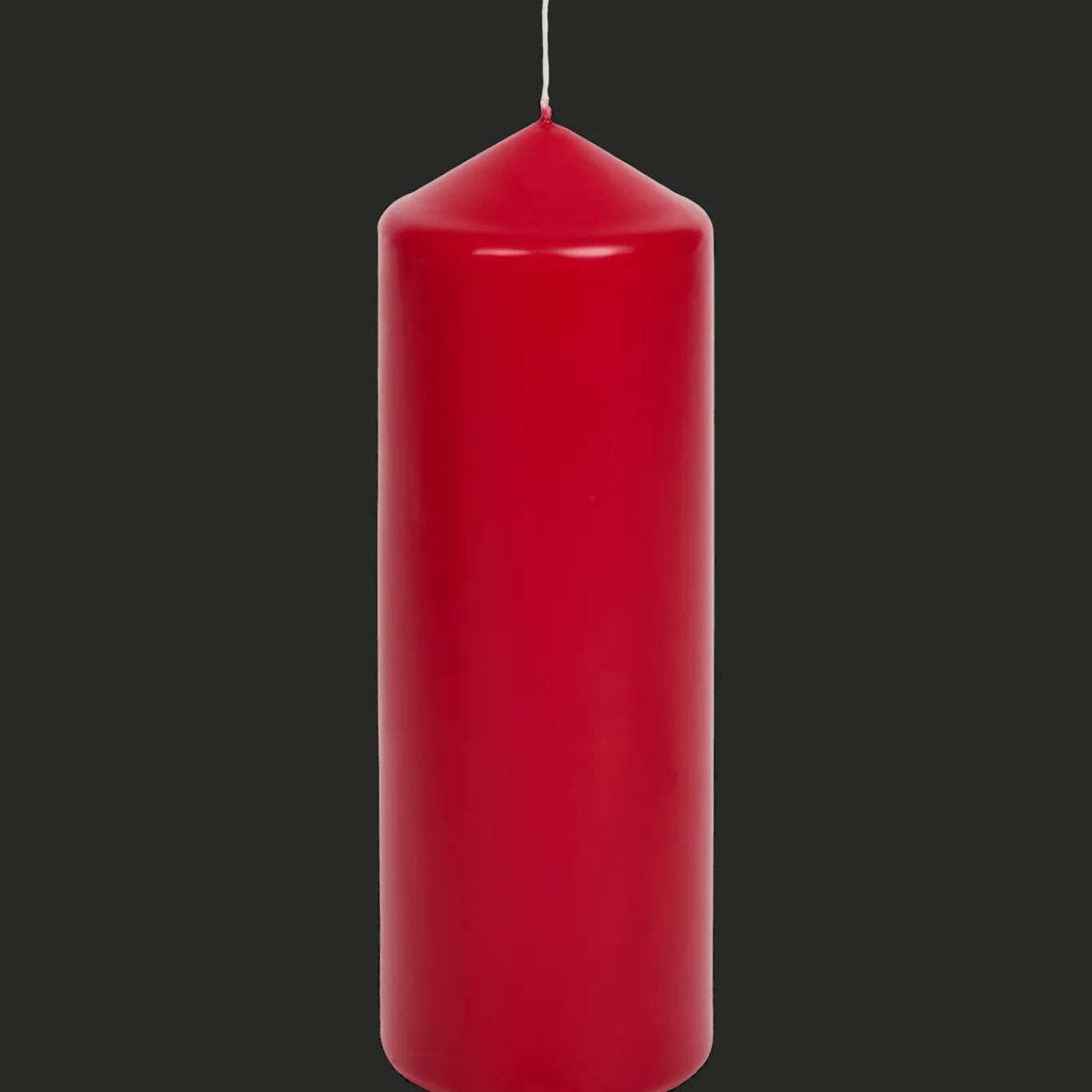 Action Bougie cylindrique Rouge* Bougies