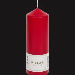 Action Bougie cylindrique Rouge* Bougies
