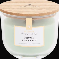Action Bougie parfumée avec une mèche en bois Treewick* Bougies