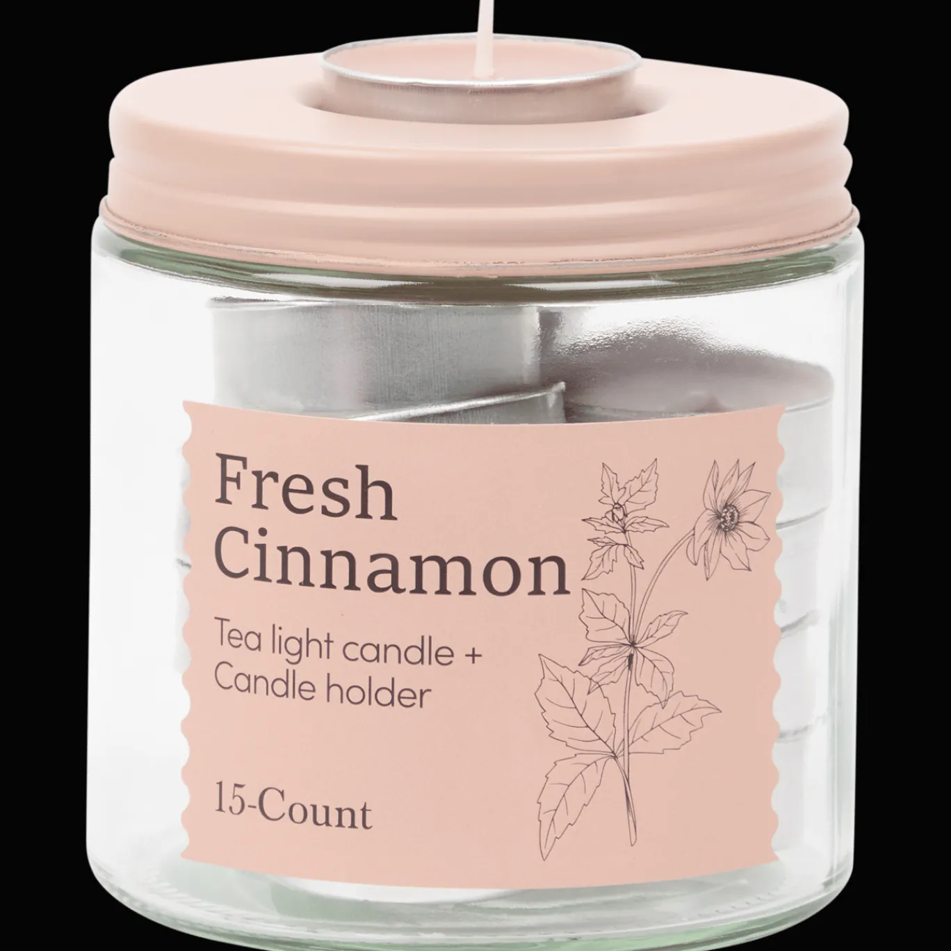 Action Bougies chauffe-plats avec support* Bougies