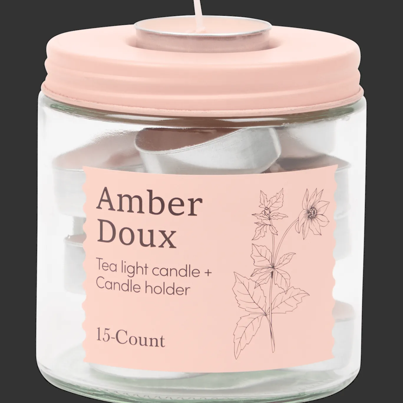 Action Bougies chauffe-plats avec support* Bougies