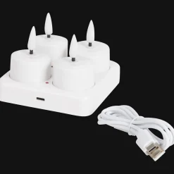 Action Bougies chauffe-plats électriques Blanc* Bougies