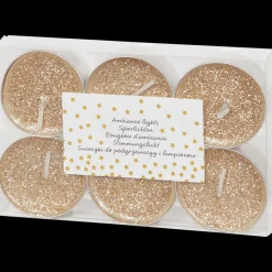 Action Bougies chauffe-plats pailletées* Bougies