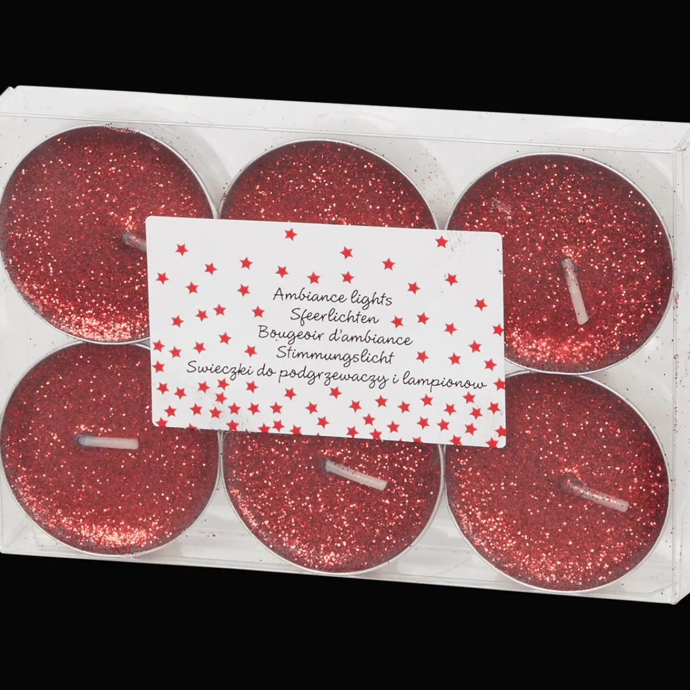 Action Bougies chauffe-plats pailletées* Bougies