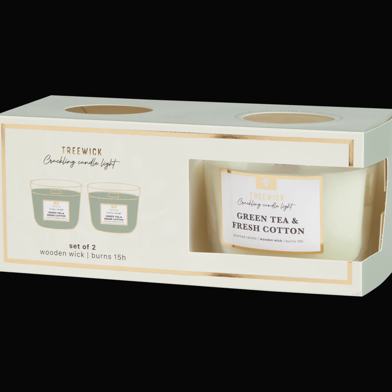 Action Bougies parfumées Treewick* Bougies