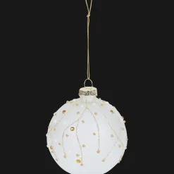 Action Boule de Noël en verre Suzan* Décoration Saisonnière