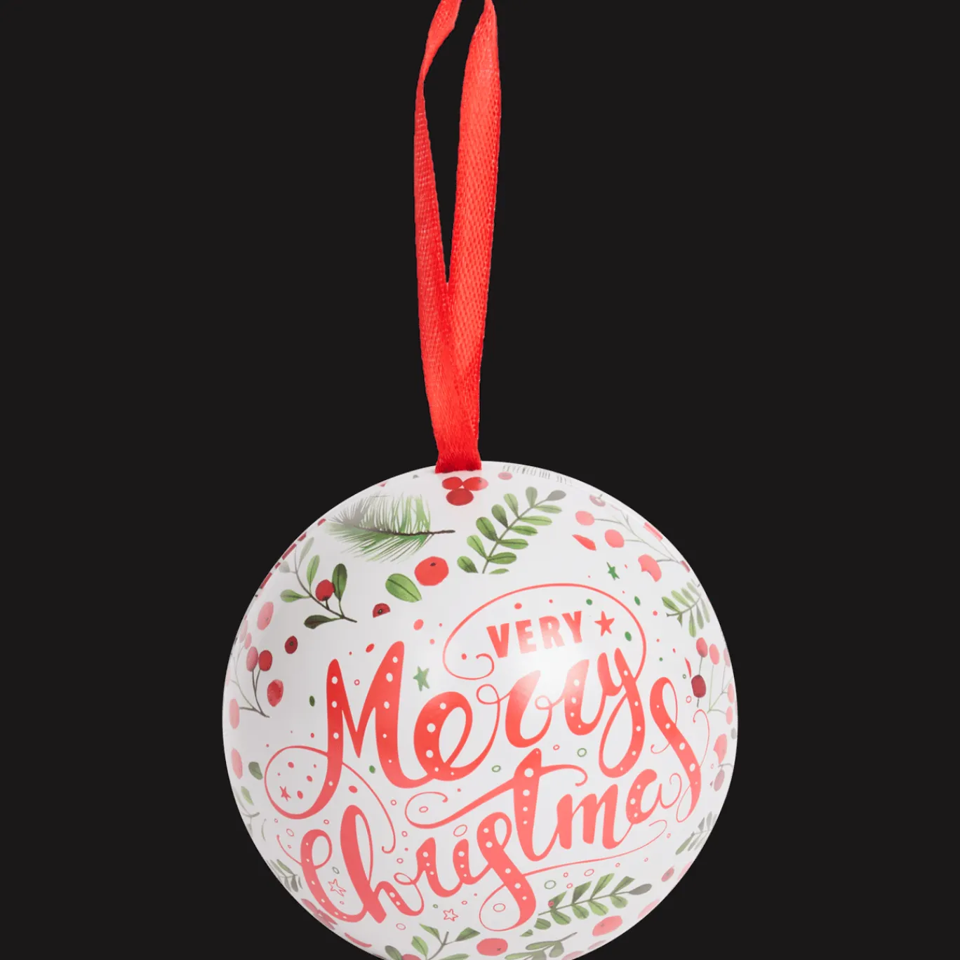 Action Boule de Noël rangement intégré* Conserver Et Emporter