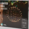 Action Boule lumineuse Blanc chaud* Décoration Saisonnière